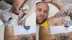 Palermo, Pardini e il tatuaggio per la B: “Per sempre ti porterò con me”