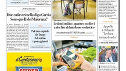 Prima Pagina, La Repubblica-Palermo: “Contagi, il caso Sicilia. È allarme posti letto”