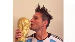 VIDEO / Zanetti, pettinatura choc: “Argentina campione, promessa mantenuta”