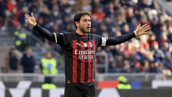 Davide Calabria, terzino e capitano del Milan (getty images)