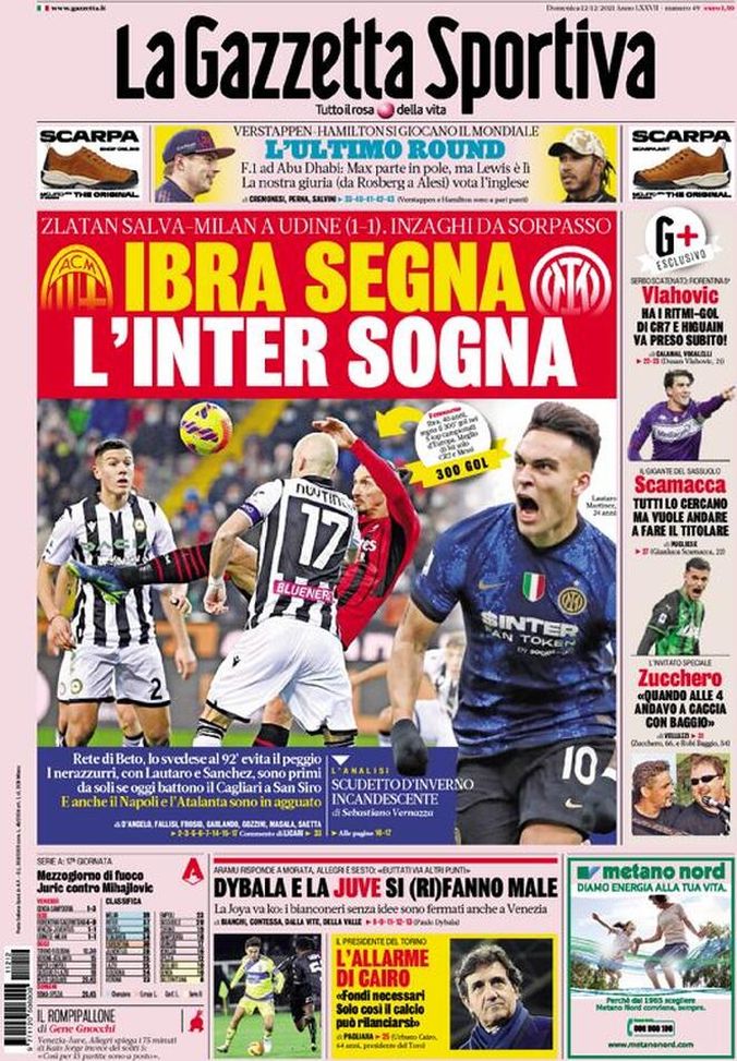 IL NAPOLI SUI MEDIA – Le prime pagine dei giornali di oggi 12 DICEMBRE- immagine 2