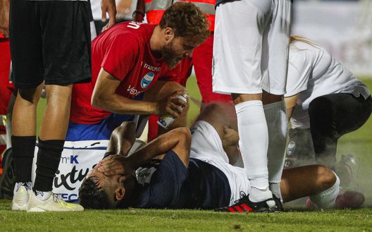La disperazione di Fares dopo l’infortunio di quest’estate a Cesena La disperazione di Fares dopo l’infortunio di quest’estate a Cesena
