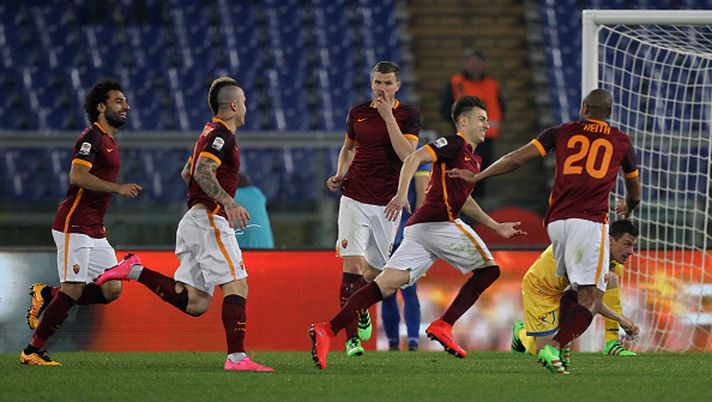 Serie A: El Shaarawy si presenta col tacco, la Roma batte un buon Frosinone. Ciociari a -9 dal Palermo, il racconto e le immagini dall’Olimpico Serie A: El Shaarawy si presenta col tacco, la Roma batte un buon Frosinone. Ciociari a -9 dal Palermo, il racconto e le immagini dall’Olimpico