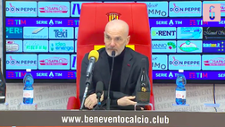 VIDEO Benevento-Milan, Pioli: “Partita che andava interpretata. Inferiorità numerica? Noi bravi a compattarci”