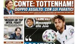 Prima Pagina, Tuttosport: “Conte, Tottenham. Doppio assalto, con lui Paratici”