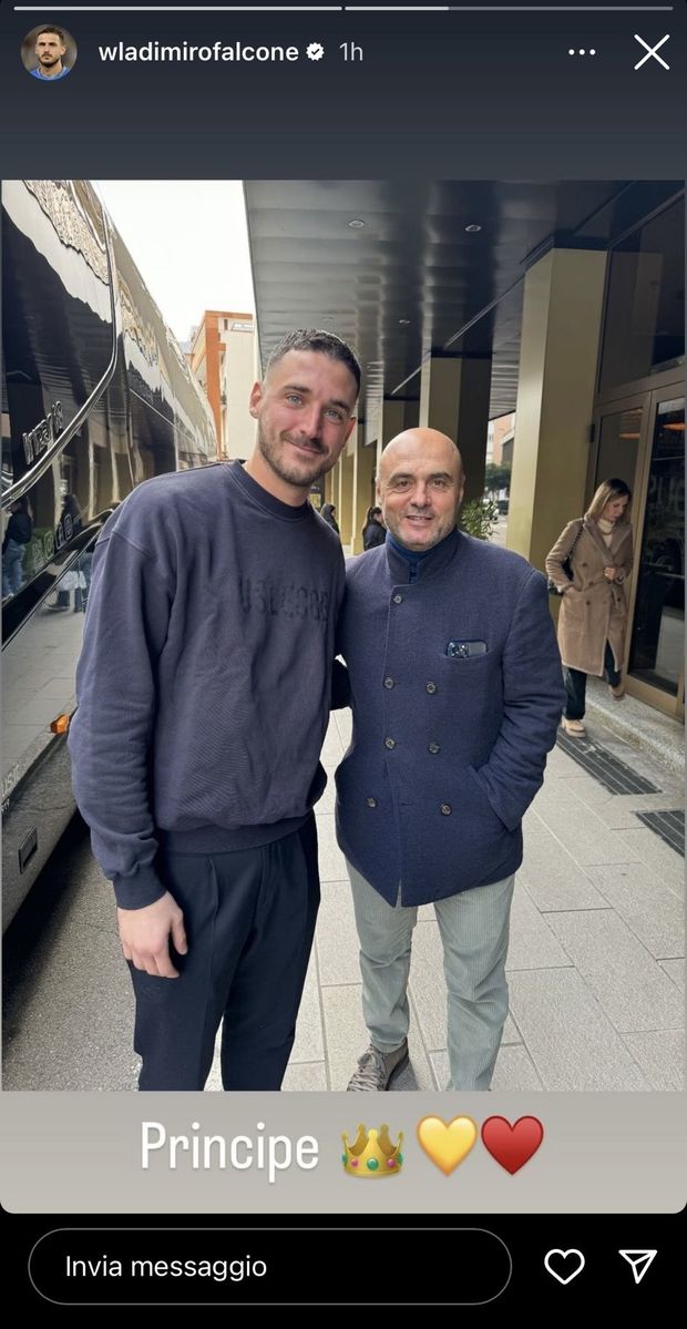 Falcone e l’incontro a tinte giallorosse con Giannini: “Principe”- immagine 2