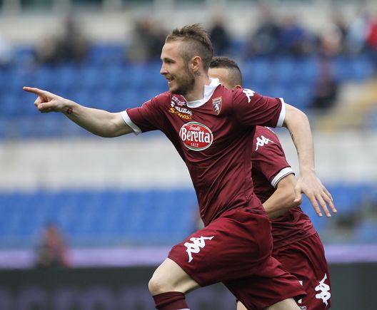 ROME, ITALY - APRIL 19: Jasmin Kurtic of Torino FC celebrates after scoring the first team's goal during the Serie A match between SS Lazio and Torino FC at Stadio Olimpico on April 19, 2014 in Rome, Italy. (Photo by Paolo Bruno/Getty Images) ROME, ITALY - APRIL 19: Jasmin Kurtic of Torino FC celebrates after scoring the first team's goal during the Serie A match between SS Lazio and Torino FC at Stadio Olimpico on April 19, 2014 in Rome, Italy. (Photo by Paolo Bruno/Getty Images)