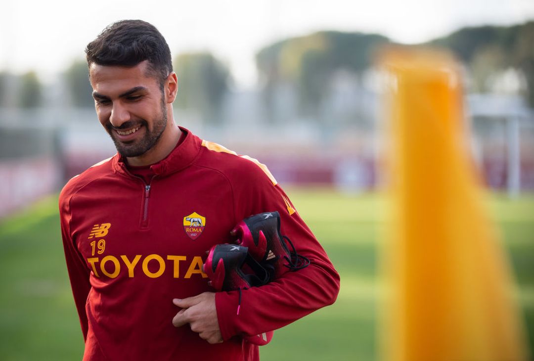 Roma, la rifinitura a Trigoria in vista della Real Sociedad – FOTO GALLERY - immagine 25
