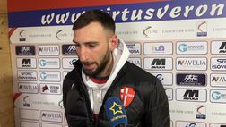 Virtus Verona-Padova, Donnarumma: “Contestazione? Pensiamo a giocare meglio”