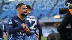 Napoli, Insigne segna ed esulta giurando amore eterno / Video