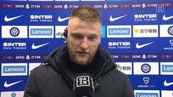 Inter, Skriniar: “Godiamoci la vittoria, poi testa alla Juventus. Vogliamo vincere”
