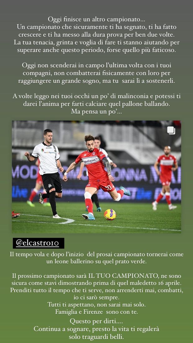 Lady Castrovilli: “Il prossimo sarà il tuo campionato: prima di quel maledetto…”- immagine 2