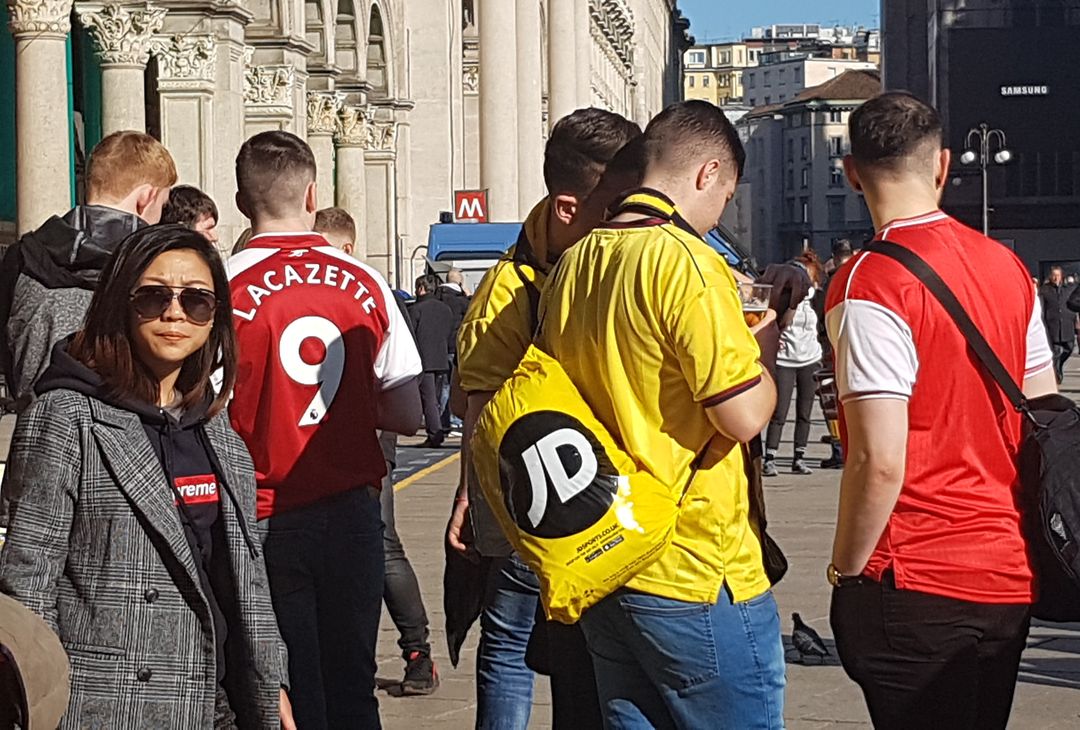  Tifosi inglesi in Piazza Duomo 