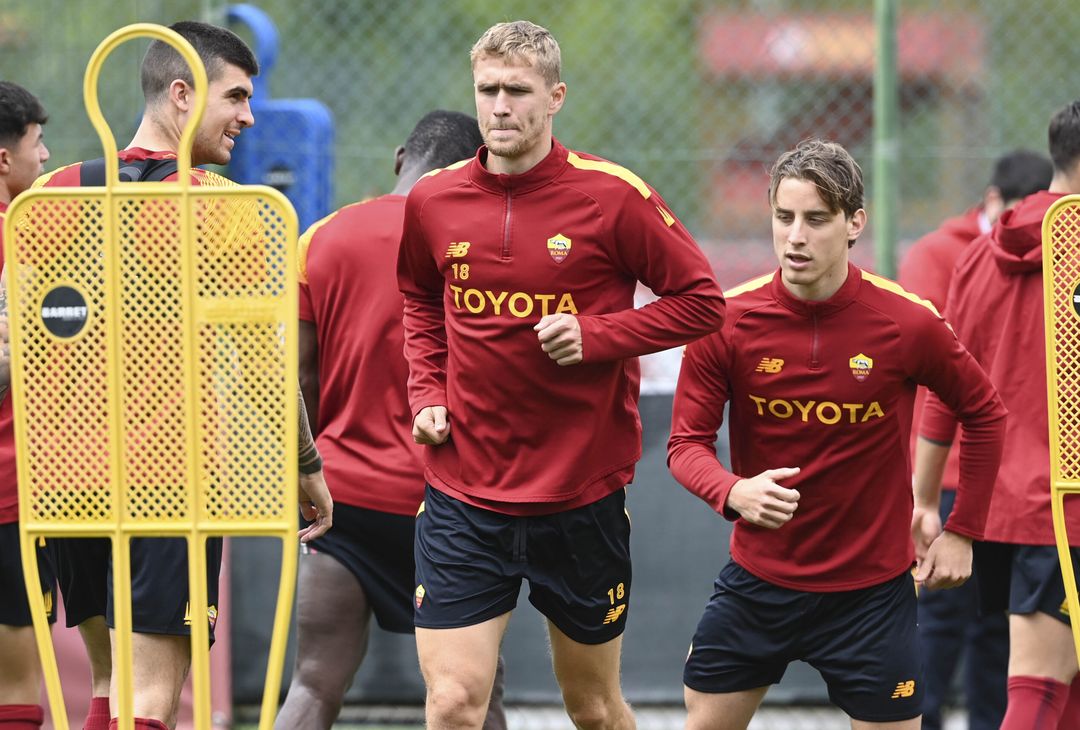 Roma, la rifinitura alla vigilia del Bayer Leverkusen – FOTO GALLERY - immagine 12