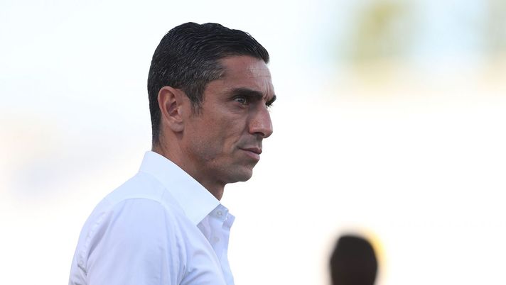 FLORENCE, ITALY - JULY 19: Moreno Longo manager of Torino FC looks on during the Serie A match between ACF Fiorentina and  Torino FC at Stadio Artemio Franchi on July 19, 2020 in Florence, Italy.  (Photo by Gabriele Maltinti/Getty Images) 
