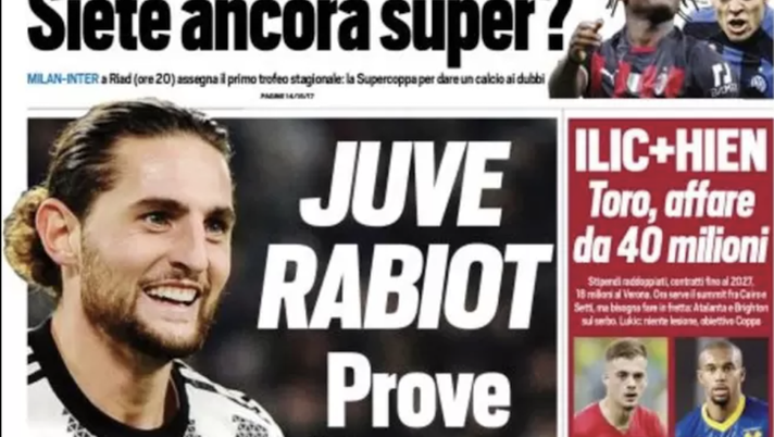 EDICOLA TS – Siete ancora super? La Supercoppa per dare un calcio ai dubbi - immagine 1