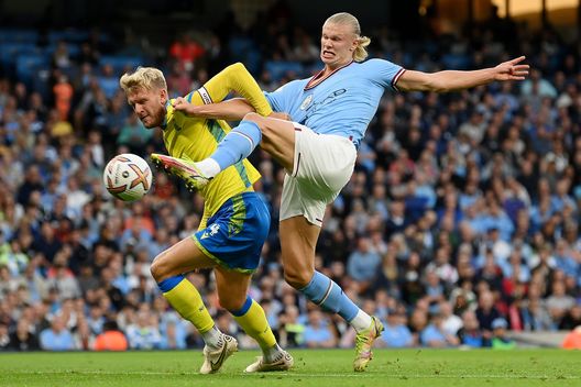 Haaland Manchester City (getty images) Haaland Manchester City