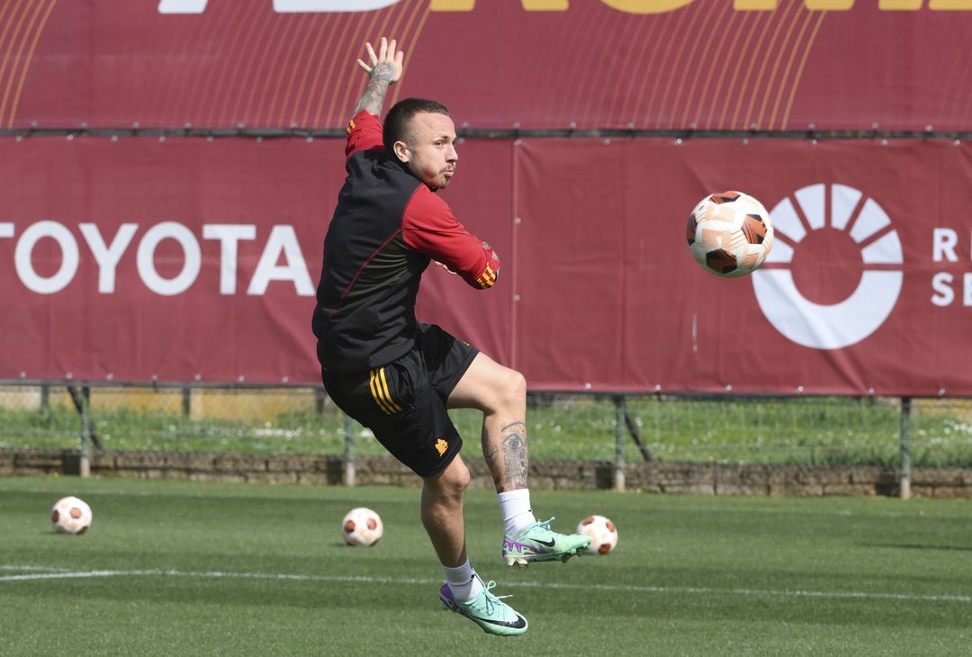 Roma, l’allenamento in vista del Brighton: out Kristensen – FOTO GALLERY - immagine 22