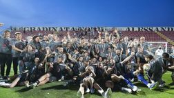 VIDEO Alessandria, dopo 46 anni è Serie B: le immagini della festa promozione