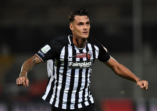 Gianluca Scamacca ai tempi dell'Ascoli Gianluca Scamacca ai tempi dell'Ascoli