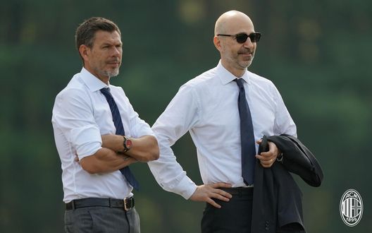  Zvonimir Boban e Ivan Gazidis, dirigenti del Milan, a Milanello (credits: acmilan.com) 