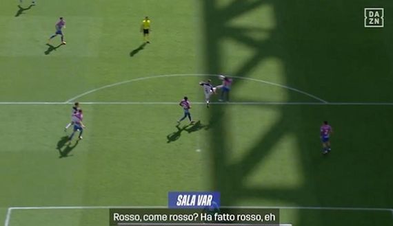 Milan-Lecce, Var: “Krstovic da giallo. Ma come rosso? Dato rosso? Va bene dai, ci mancherebbe” Milan-Lecce, Var: “Krstovic da giallo. Ma come rosso? Dato rosso? Va bene dai, ci mancherebbe” - immagine 1