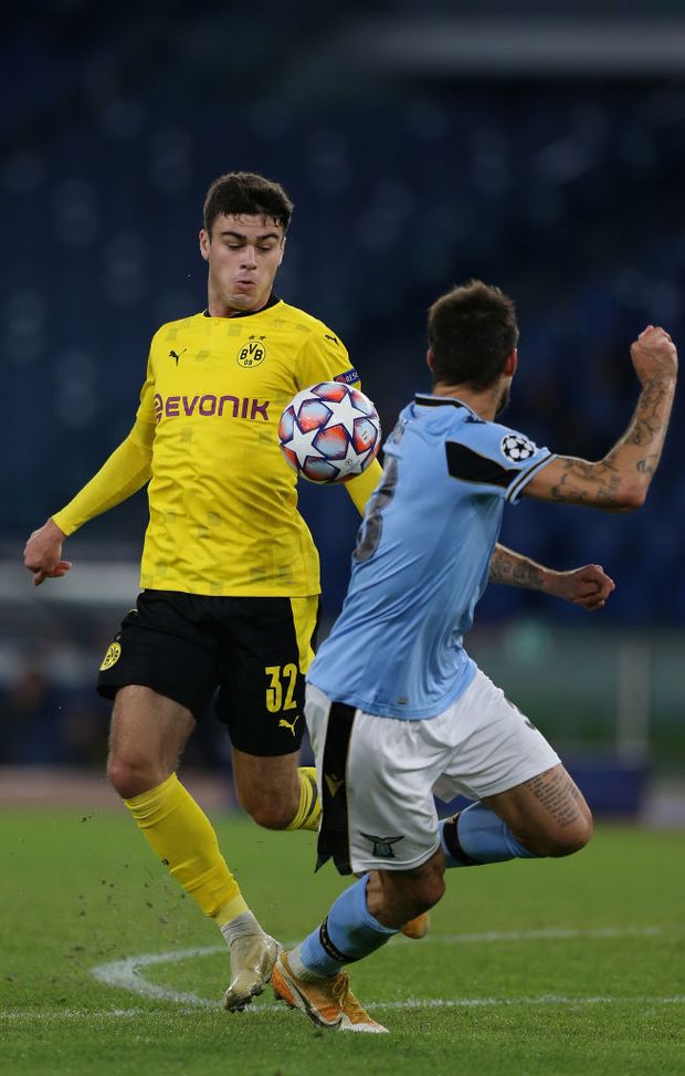 Giovanni Reyna a Roma contro la Lazio (Photo by Paolo Bruno/Getty Images) Giovanni Reyna a Roma contro la Lazio (Photo by Paolo Bruno/Getty Images)
