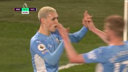 VIDEO Brentford-Manchester City 0-1, la decide Foden: gol e highlights del match