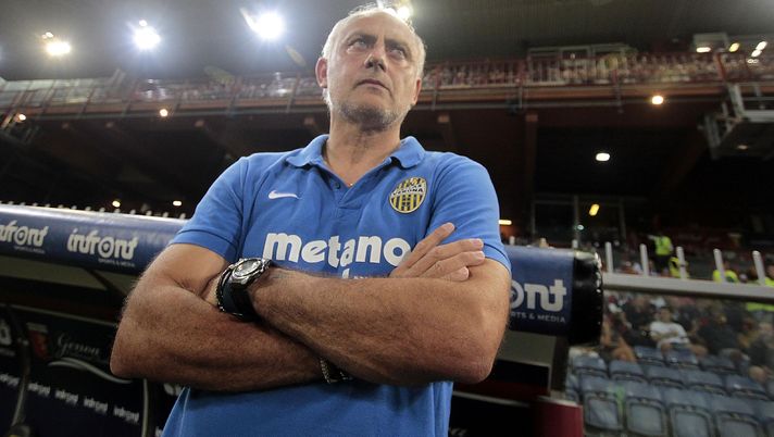 Il tecnico del Verona a Marassi (foto Getty Images) Il tecnico del Verona a Marassi (foto Getty Images)