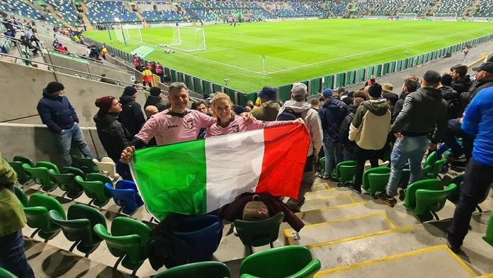 Irlanda del Nord-Italia, tifosi del Palermo a Belfast: fan rosanero per gli azzurri palermo