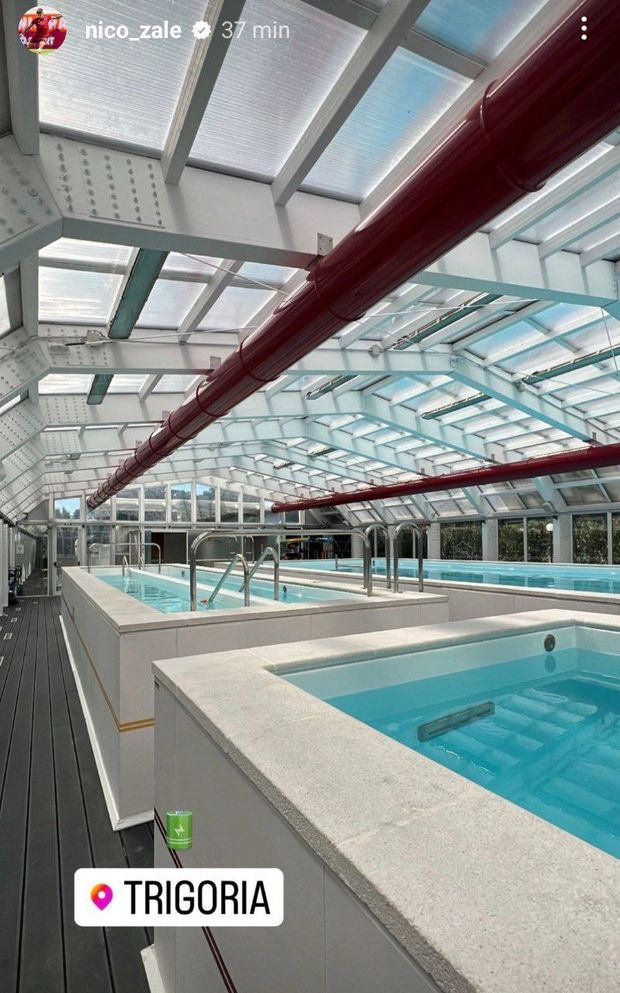 Trigoria, seduta di allenamento in piscina per Zalewski- immagine 2