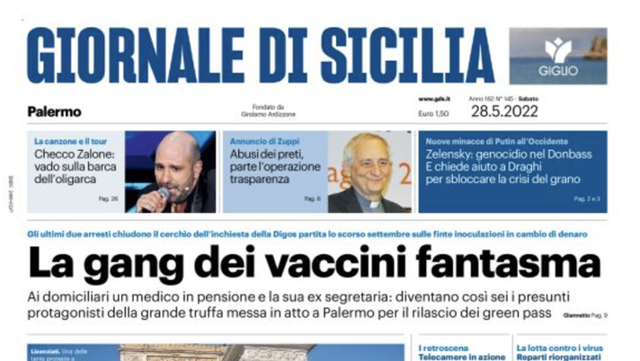prima pagina