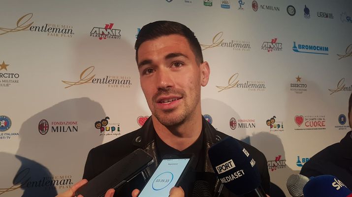 Alessio Romagnoli al premio Gentleman Alessio Romagnoli al premio Gentleman