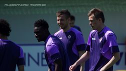 FOTO – Pasqual ritrova a Wembley un ex compagno inglese in viola