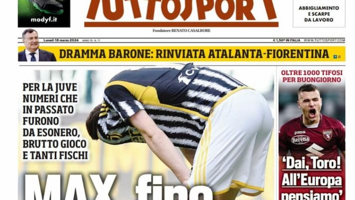 EDICOLA TS – Allegri, fino a quando? Juan Jesus denuncia Acerbi: “Insulti razzisti” - immagine 1