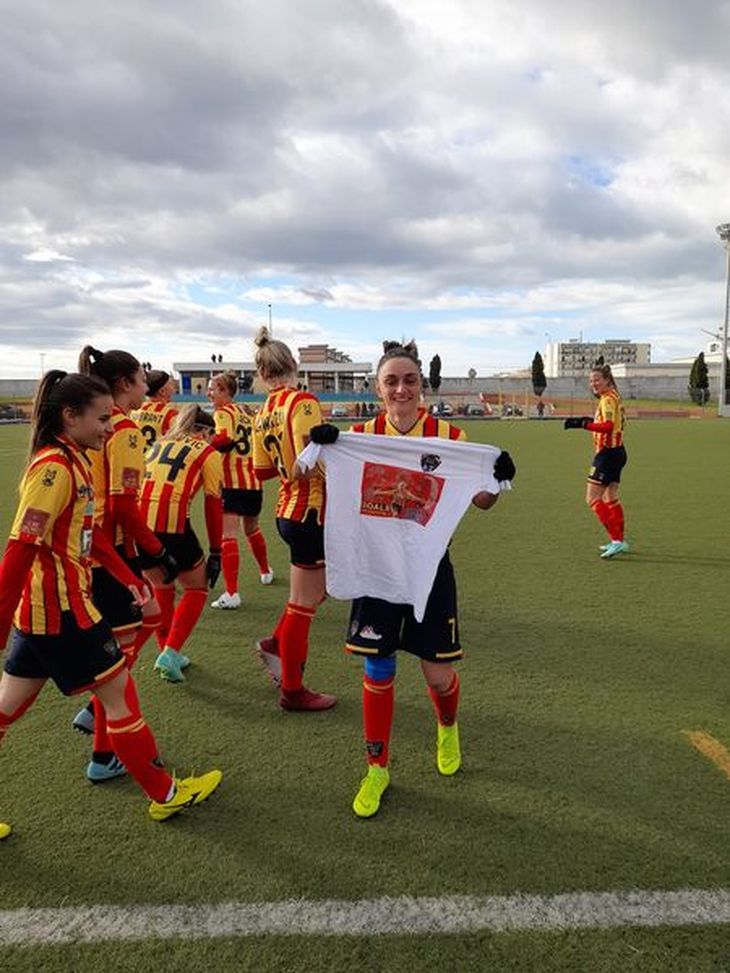 Serena D'Amico dal profilo Facebook Lecce Women Soccer Bari-Lecce, è derby anche fra le donne: Serena D’Amico fa il gol numero 200- immagine 2