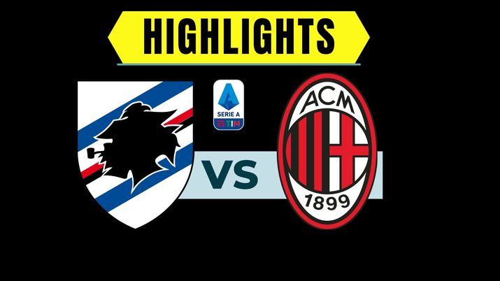 Sampdoria Milan gol highlights