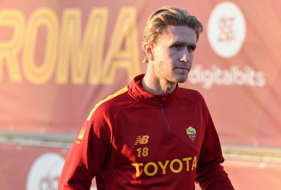 Trigoria, primo allenamento con la Roma per Solbakken – FOTO GALLERY - immagine 11