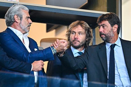 Juventus Arrivabene Nedved Agnelli (getty images) Juventus Arrivabene Nedved Agnelli