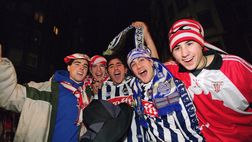 Tifosi Bilbao e tifosi Sociedad di Siviglia: il derby tocca a loro, dopo il caos nei Paesi Baschi