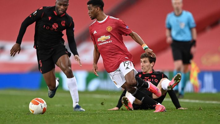 Amad Diallo (attaccante Manchester United) | Europa League News (Getty Images) 
