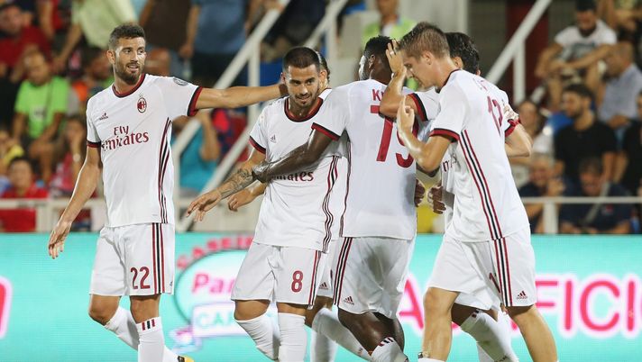 20 agosto 2017, Crotone-Milan 0-3: le celebrazioni di Jesús Suso dopo il suo gol (credits: GETTY Images) 