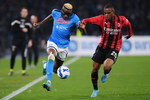 (Getty Images) napoli milan osimhen