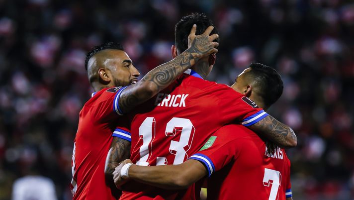 gol esultanza Cile gol esultanza Cile