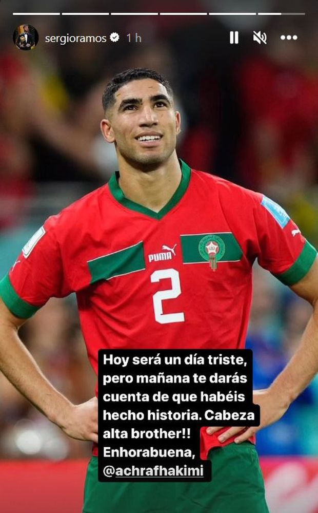 Social / Sergio Ramos, messaggio per Hakimi: “Ti renderai conto di aver fatto la storia”- immagine 2