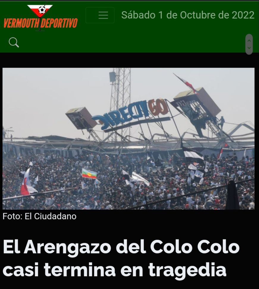 Colo Colo, tifosi allo stadio a caricare la squadra per il derby: ma la tribuna crolla…- immagine 2