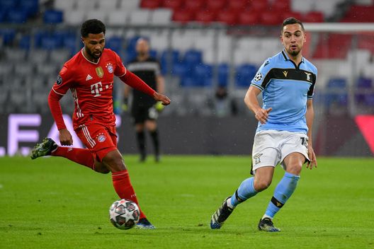 Escalante nel post Bayern - Lazio Escalante nel post Bayern - Lazio
