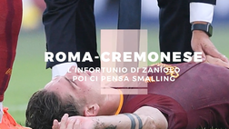 VIDEO Roma-Cremonese: l’infortunio di Zaniolo, il gol di Smalling e la dedica a Gini