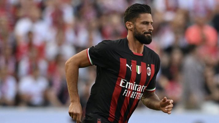 Olivier Giroud AC Milan amichevole Colonia-Milan 1-2