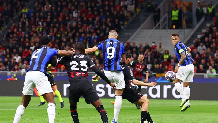 gol Edin Dzeko derby Milan-Inter Champions League 2022-2023